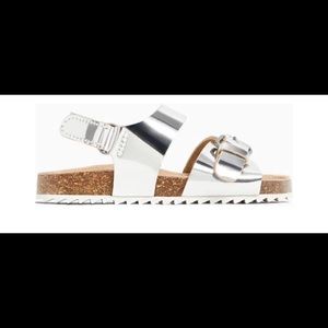 Zara Kids Girl Sandals Silver 2018 SS
